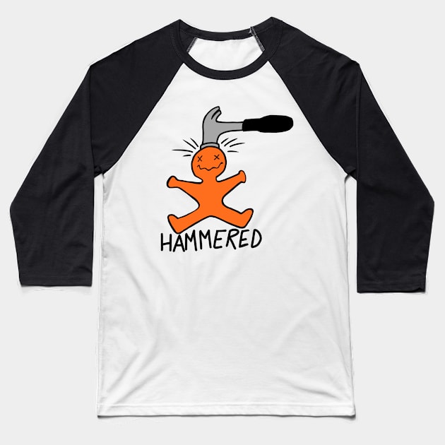 Hammered Baseball T-Shirt by MadLanguage